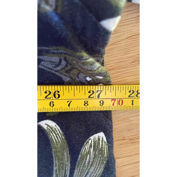 Roundtree York Hawaiian Shirt Men’s Size XL Blue White Floral - Picture 7 of 7